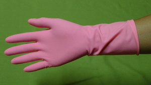 粉紅色手套