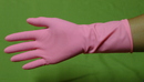 粉紅色手套
